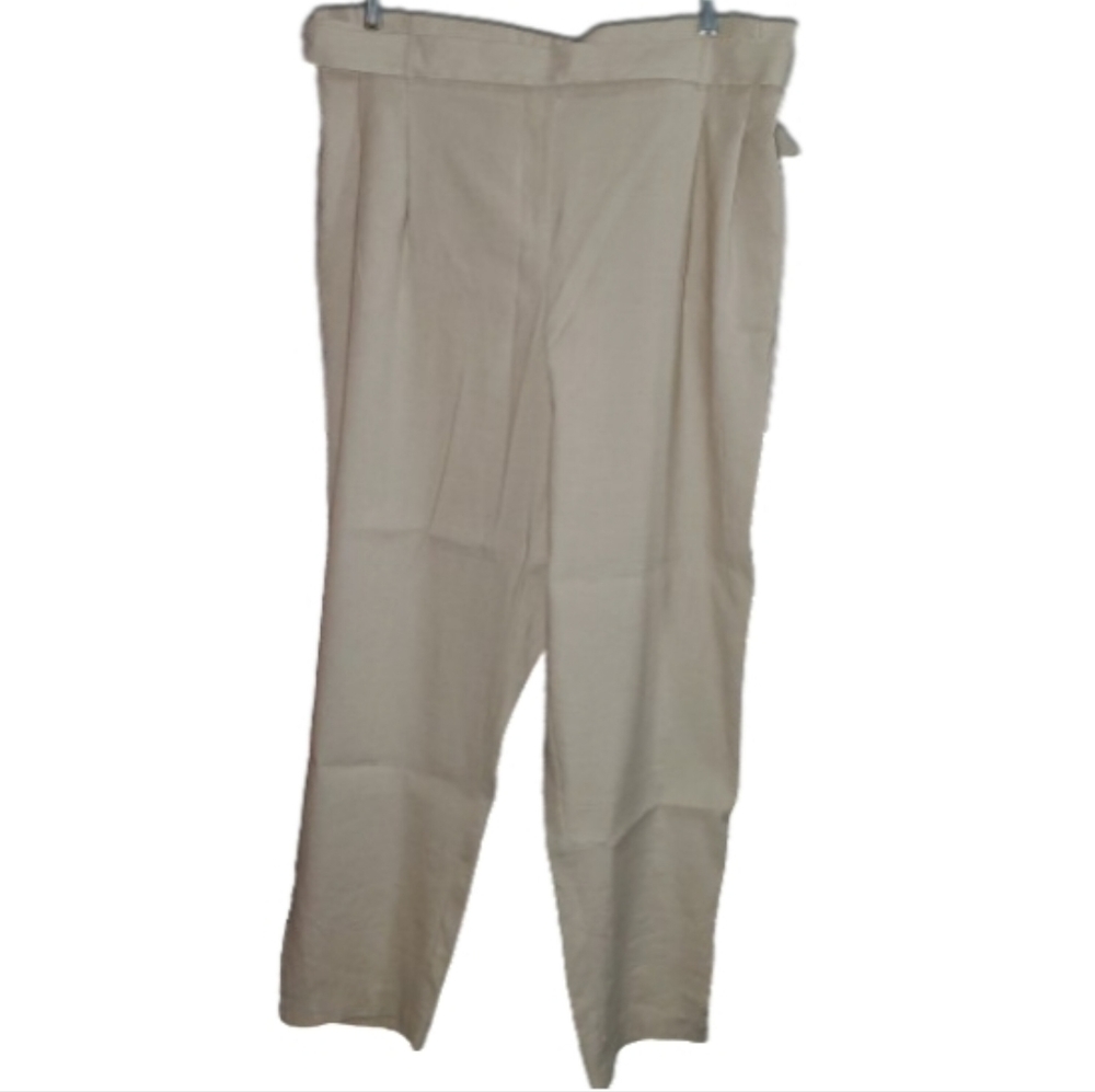 3 for $25 promo [20] Love & Legend- Linen Blend Paperbag Waist Belted Pant [NWT]